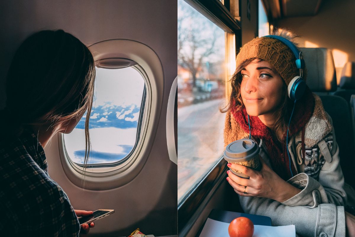 Travel Train Flight Train Travel vs. Flying: A Complete Transportation Guide - Travelansa
